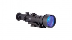 2.Night Optics Gladius 760 Gen 4G 6x Night Vision Riflescope, Mil-Dot Reticle B W Gated, Manual Gain, Filmless, Black NS-7604GBM